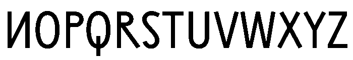 Sixten Narrow Instance Font UPPERCASE