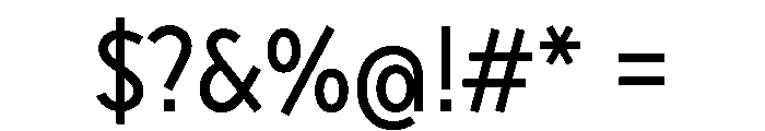 Sixten Regular Instance Font OTHER CHARS