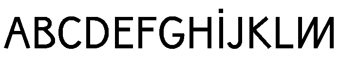 Sixten Regular Instance Font UPPERCASE