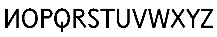 Sixten Regular Instance Font UPPERCASE