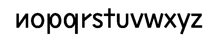Sixten Regular Instance Font LOWERCASE