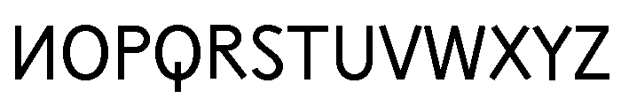 Sixten Regular Font UPPERCASE