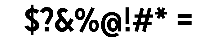 Sixten Semibold Instance Font OTHER CHARS