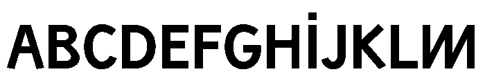 Sixten Semibold Instance Font UPPERCASE