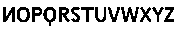 Sixten Semibold Instance Font UPPERCASE