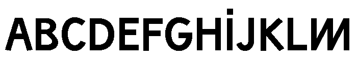 Sixten Semibold Font UPPERCASE