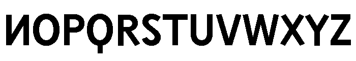 Sixten Semibold Font UPPERCASE