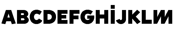 Sixten Wide Black Font UPPERCASE