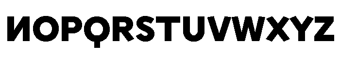 Sixten Wide Extrabold Font UPPERCASE