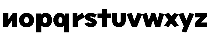 Sixten Wide Extrabold Font LOWERCASE