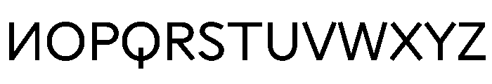 Sixten Wide Instance Font UPPERCASE