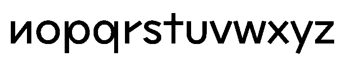 Sixten Wide Instance Font LOWERCASE