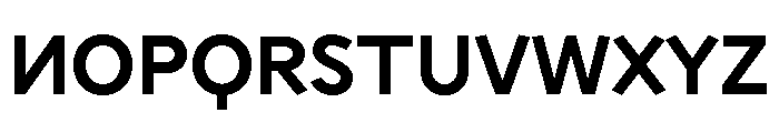 Sixten Wide Semibold Font UPPERCASE