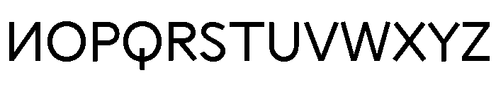 Sixten Wide Font UPPERCASE