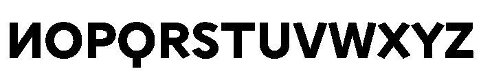 Sixten WideBold Instance Font UPPERCASE