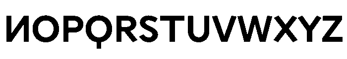 Sixten WideSemibold Instance Font UPPERCASE