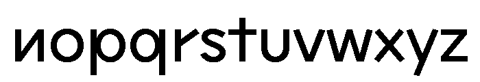 Sixten Wide Font LOWERCASE