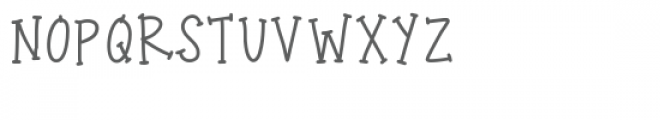 simple serif Font UPPERCASE