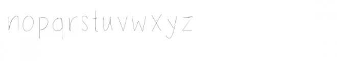 simple sketch font Font LOWERCASE
