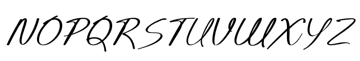 Signatoria-BoldItalic Font UPPERCASE