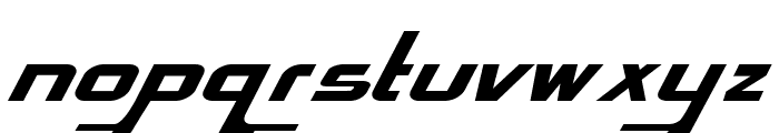 Silkstream-BoldItalic Font LOWERCASE