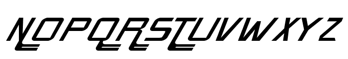 SilkstreamItalic Font UPPERCASE