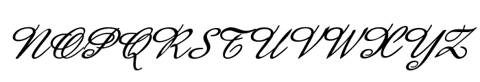 Silvero-BoldItalic Font UPPERCASE