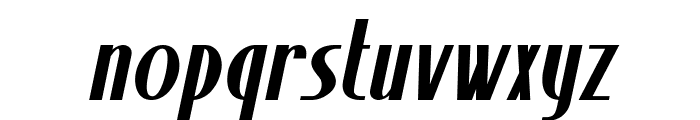 Silversmith-BoldItalic Font LOWERCASE