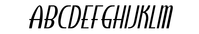 SilversmithItalic Font UPPERCASE