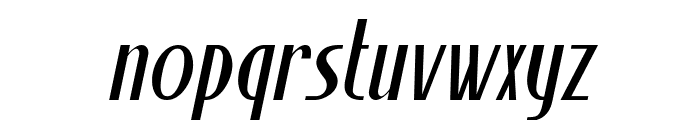 SilversmithItalic Font LOWERCASE