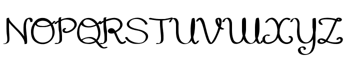 Silvervale Font UPPERCASE