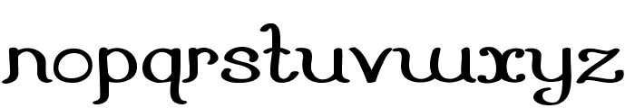 SilvervaleBold Font LOWERCASE