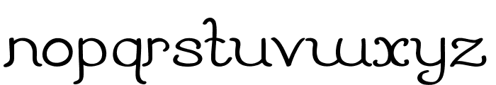 Silvervale Font LOWERCASE