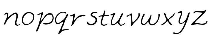 Simple Font LOWERCASE