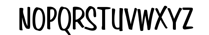 Simpson Condensed Bold Font UPPERCASE
