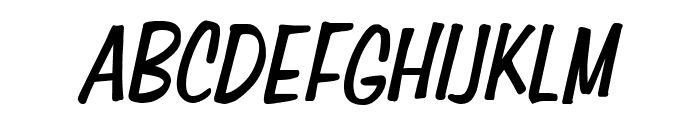 Simpson Condensed BoldItalic Font UPPERCASE