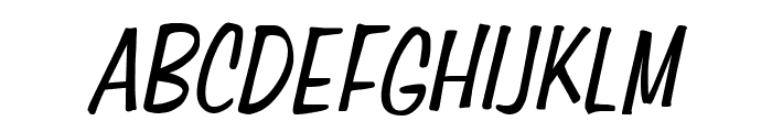Simpson Condensed Italic Font UPPERCASE