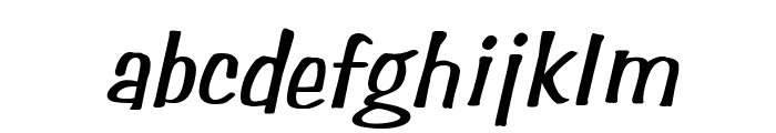 Simpson Italic Font LOWERCASE