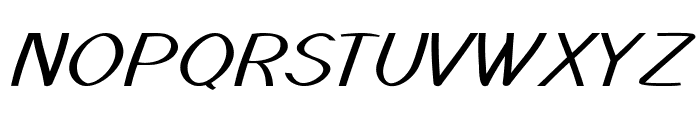 Sinsure-BoldItalic Font UPPERCASE