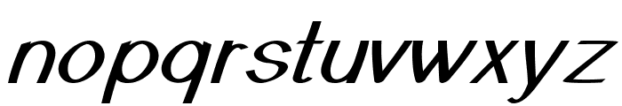 Sinsure-BoldItalic Font LOWERCASE