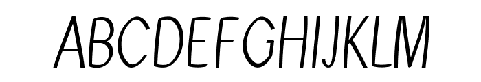 Sinsure-CondensedRegular Font UPPERCASE