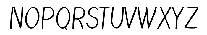 Sinsure-CondensedRegular Font UPPERCASE