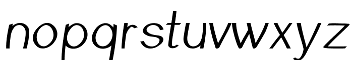 Sinsure Font LOWERCASE