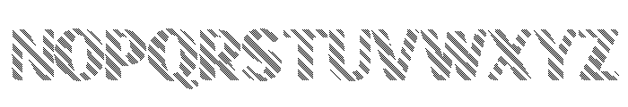 Signscape Sans Angle Shadow Font UPPERCASE