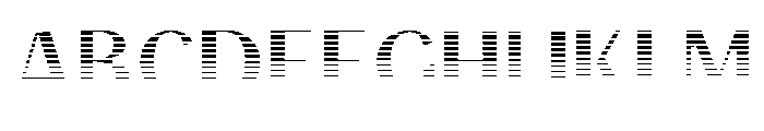 Signscape Sans Fade Font UPPERCASE