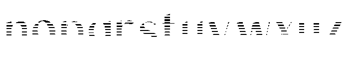 Signscape Sans Fade Font LOWERCASE