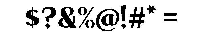 Signscape Sans Regular Font OTHER CHARS