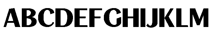 Signscape Sans Regular Font UPPERCASE