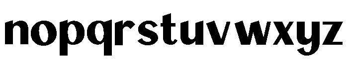 Signscape Sans Regular Font LOWERCASE
