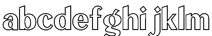 Signscape Sans Stroke FONT